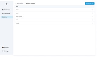 Talent Intelligence skill category detail configuration